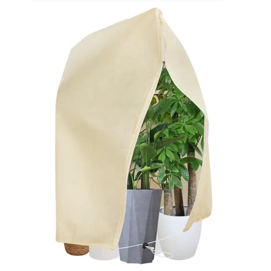 BukkitBow - Beschermingshoes voor Planten / Tuinplanten - Wintergewas bescherming - Cremé/Wit - Extra Stevig Materiaal