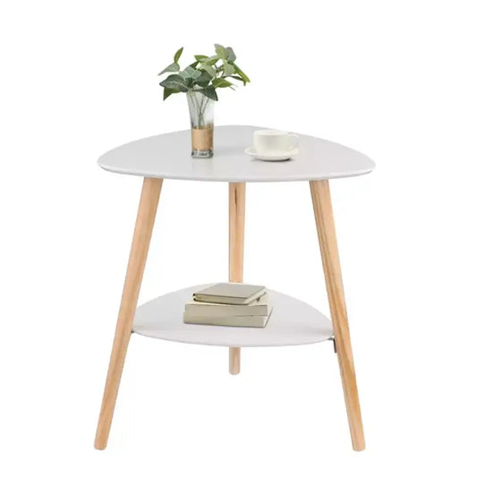 BukkitBow - Bijzettafel / Nachtkastje - Massief Hout - Maximaal 5kg Belastbaar - 50x40x55cm