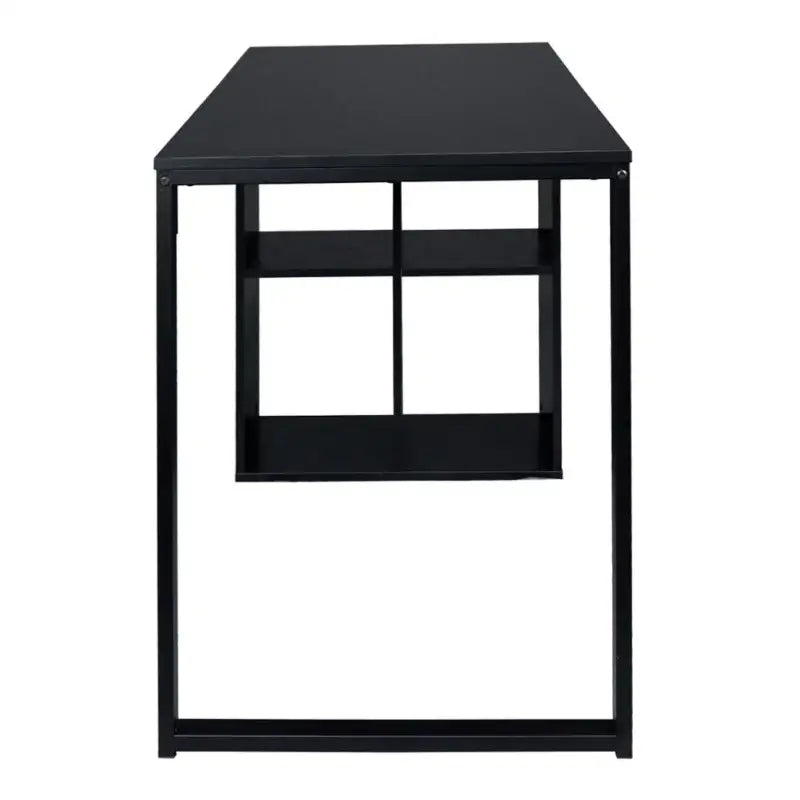 BukkitBow - Bureau met Vakkenkast - Spaanplaat Tafelblad - Metalen Frame - 120x60cm Werkstation