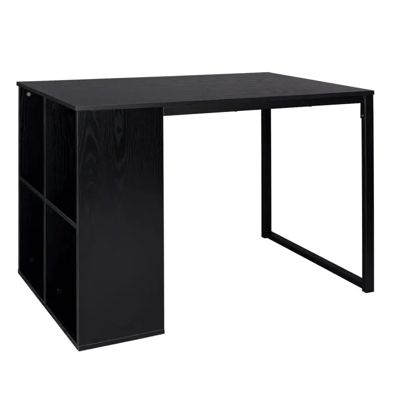 BukkitBow - Bureau met Vakkenkast - Spaanplaat Tafelblad - Metalen Frame - 120x60cm Werkstation