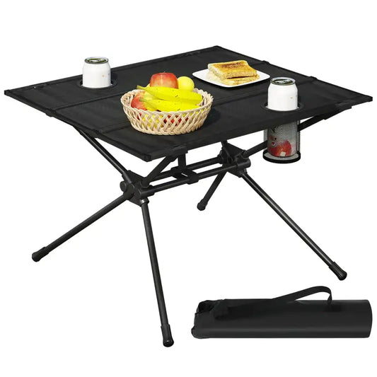 BukkitBow - Campingtafel - Set met Opberghoes - Metaal en Oxford-stof - Opvouwbaar - Lichtgewicht