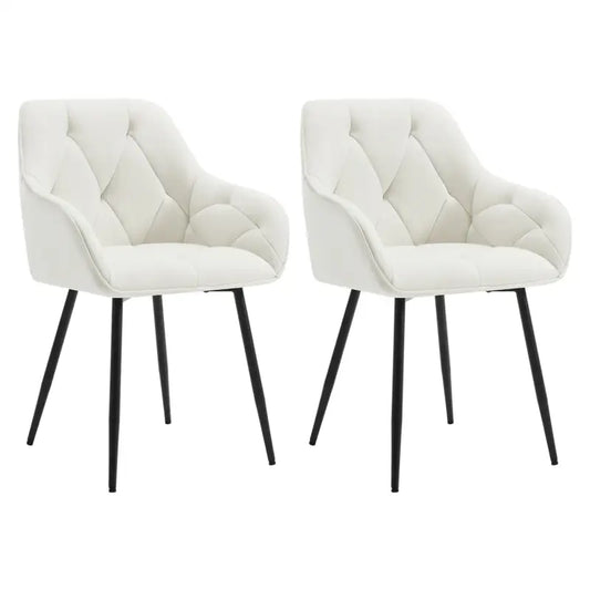 BukkitBow - Comfortabele Eetkamerstoelen - Stevig en Stabiel - Ergonomisch Design - Veelzijdig Gebruik - 56x53x83,5CM