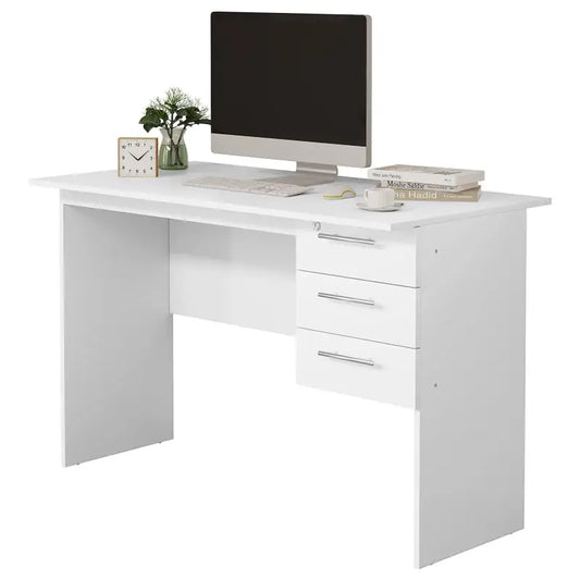 BukkitBow - Computer / Kantoor Bureau met Afsluitbare Ladeblok (60X120X75CM)