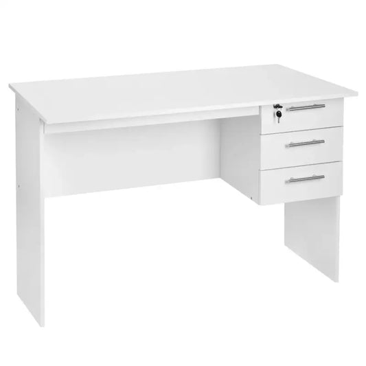 BukkitBow - Computer / Kantoor Bureau met Afsluitbare Ladeblok (60X120X75CM)