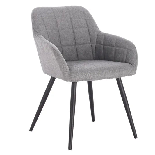 BukkitBow - Eetkamerstoel - Lederen/Stoffen/Linnen Stoel - Comfortabel & Ergonomisch - Stevig & Duurzaam - Zithoogte: 47CM