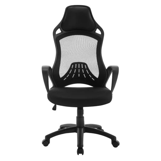 BukkitBow - Ergonomische Bureaustoel - Mesh Bekleding - Wipfunctie - met Hoofdkussen