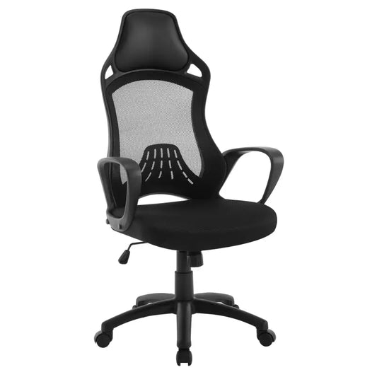 BukkitBow - Ergonomische Bureaustoel - Mesh Bekleding - Wipfunctie - met Hoofdkussen