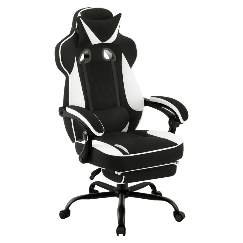 BukkitBow - Ergonomische Gamingstoel / Bureaustoel - Kunstleder of Mesh met Metalen Onderstel - Verstelbaar in Hoogte: 48-55,5CM