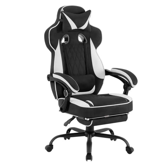 BukkitBow - Ergonomische Gamingstoel / Bureaustoel - Kunstleder of Mesh met Metalen Onderstel - Verstelbaar in Hoogte: 48-55,5CM