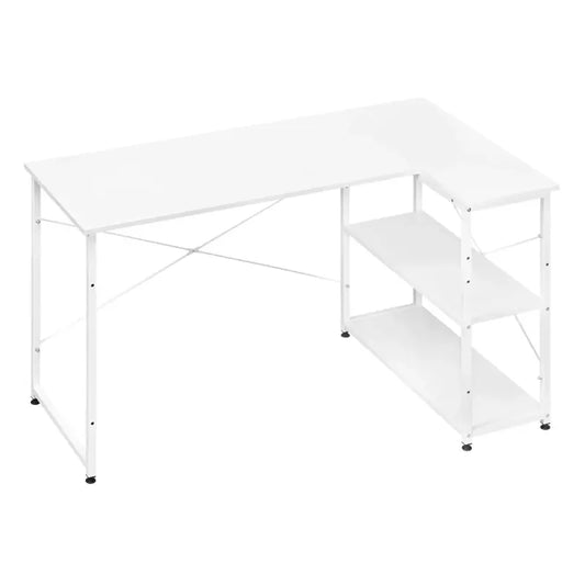 BukkitBow - Hoekbureau - Computer / Kantoor Bureau - met Opbergruimte - Frame van Metaal - 120X72CM
