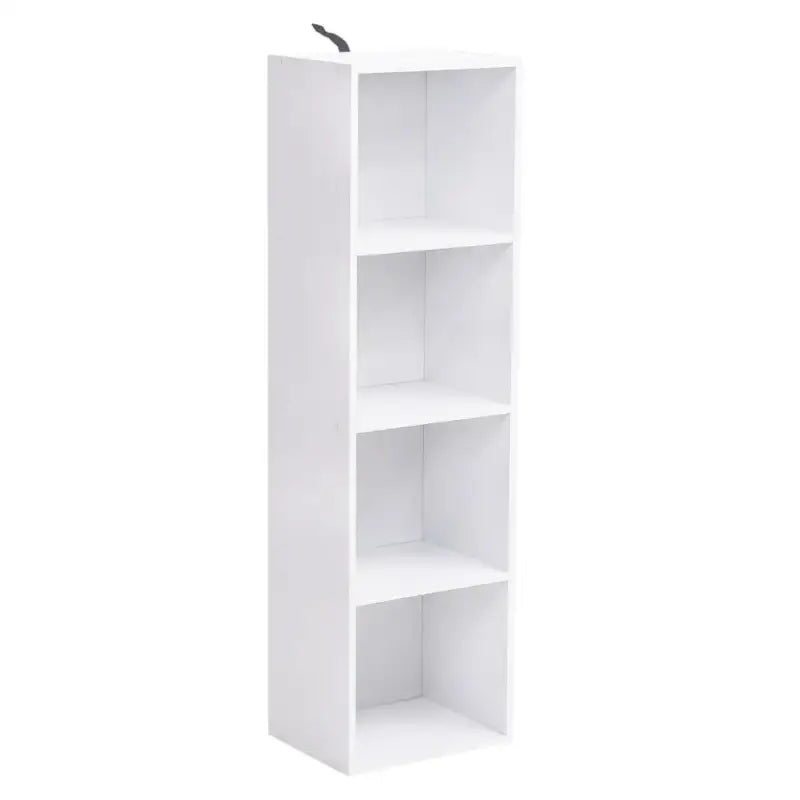 BukkitBow - Houten Boekenkast met 4 Kubus Rekken - Opslag Meubilair voor Woonkamer Slaapkamer - 30x24x106CM