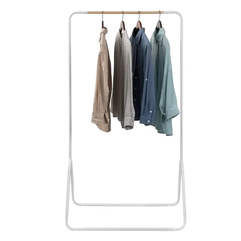 BukkitBow - Kledingrek met Topstang - Ruimtebesparend - Modern Ontwerp - Eenvoudig te Monteren - 79x43x145CM