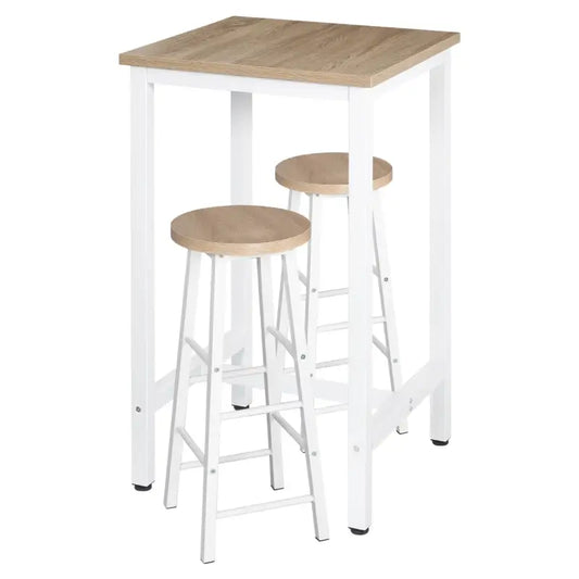 BukkitBow – Luxe Bartafel - Bartafel voor Binnen & Buiten – Metalen Bartafel – Vierkante Bar - 60x60x100 cm