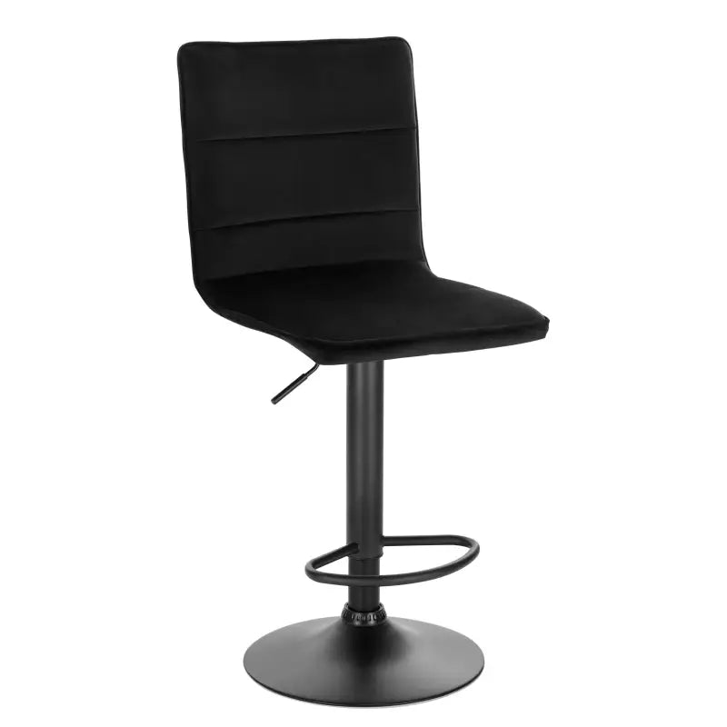 BukkitBow - Moderne Barkruk - Synthetisch Leer of Fluweel met Staal - Verstelbaar en Draaibaar - Ergonomisch en Modern - Zithoogte: 59-79CM