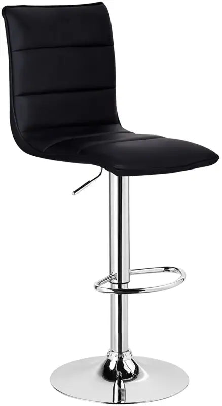 BukkitBow - Moderne Barkruk - Synthetisch Leer of Fluweel met Staal - Verstelbaar en Draaibaar - Ergonomisch en Modern - Zithoogte: 59-79CM