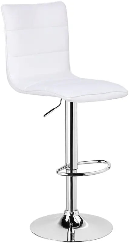 BukkitBow - Moderne Barkruk - Synthetisch Leer of Fluweel met Staal - Verstelbaar en Draaibaar - Ergonomisch en Modern - Zithoogte: 59-79CM