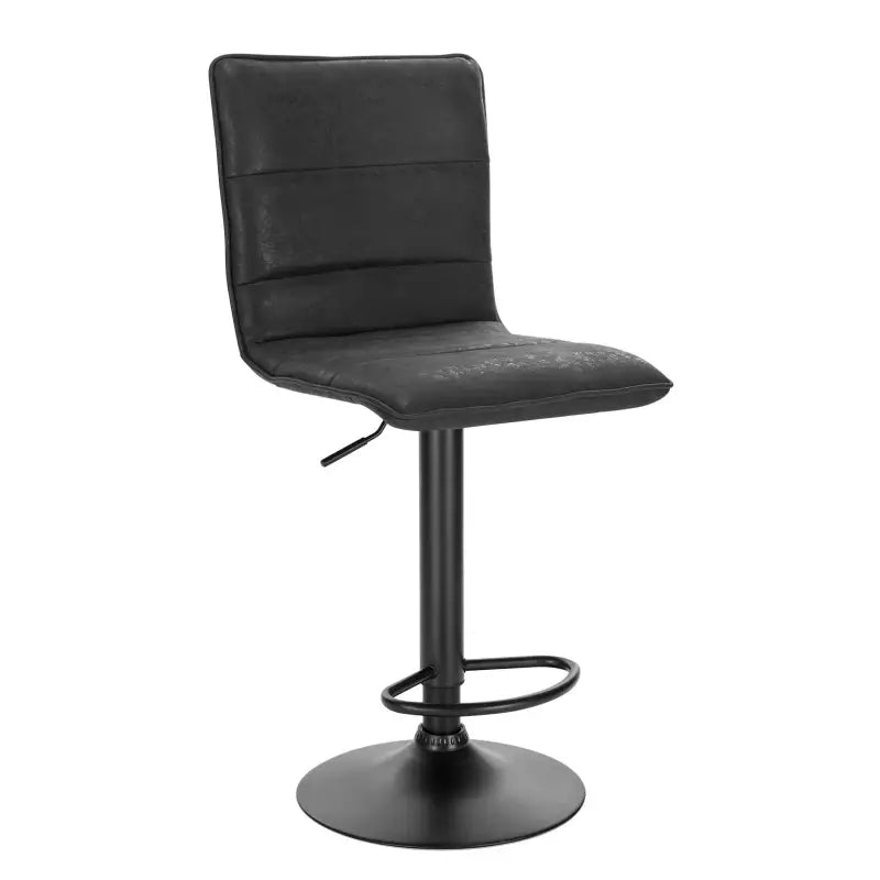 BukkitBow - Moderne Barkruk - Synthetisch Leer of Fluweel met Staal - Verstelbaar en Draaibaar - Ergonomisch en Modern - Zithoogte: 59-79CM
