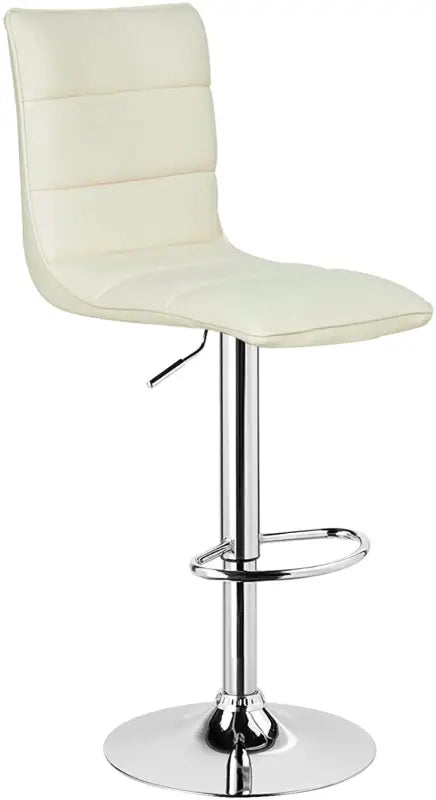 BukkitBow - Moderne Barkruk - Synthetisch Leer of Fluweel met Staal - Verstelbaar en Draaibaar - Ergonomisch en Modern - Zithoogte: 59-79CM
