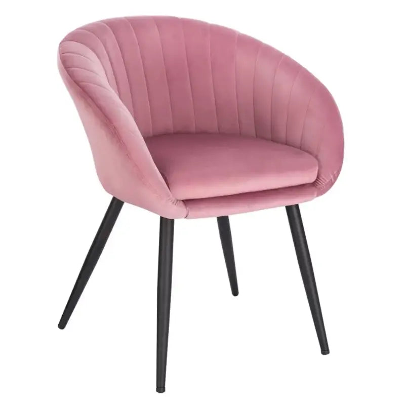 BukkitBow - Moderne Fluwelen Eetkamerstoel met Metalen Poten - Comfortabel en Ergonomisch - Zithoogte: 50CM
