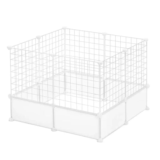 BukkitBow - Modulaire Dierenren - Geschikt voor Cavia's, Konijnen en Kittens - Aanpasbare Dierenren - 142X71X53CM