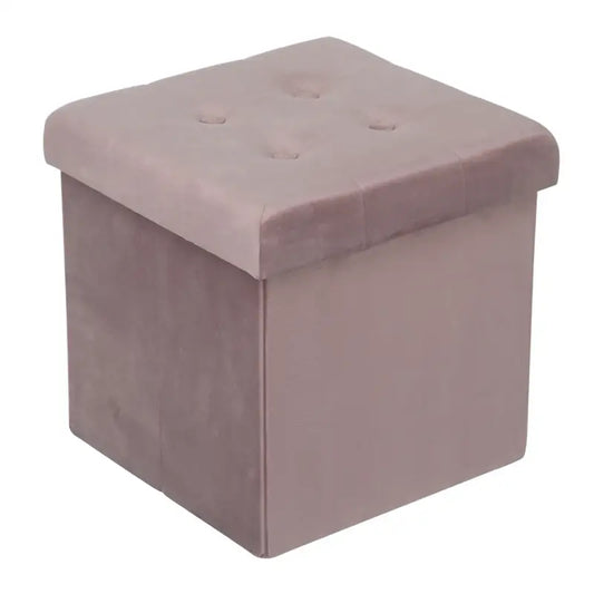 BukkitBow - Opbergkist / Zitbank - Veelzijdig Gebruik - Poef met Opbergruimte - Stabiele Constructie - 37.5x37.5x38CM