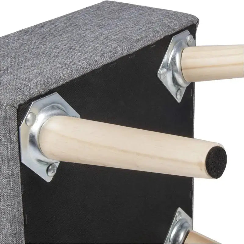BukkitBow - Opbergkruk - Comfortabele Poef - Handige Opbergruimte - 32x32x36.5CM