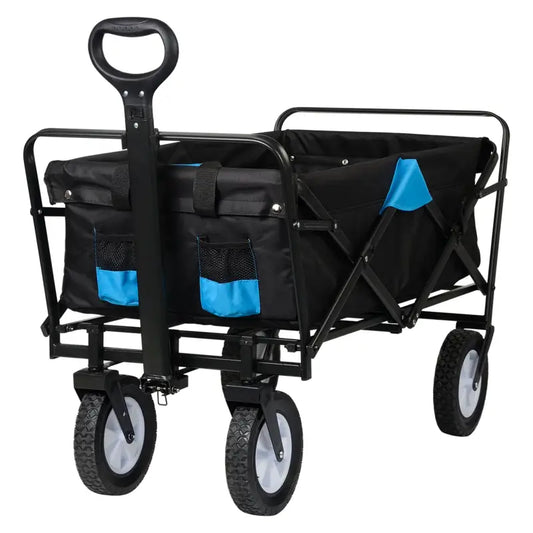 BukkitBow - Opvouwbare Bolderkar - Inklapbare Handkar met Stalen Frame - Massief Rubberen Wielen - Tot 80 kg Belasting