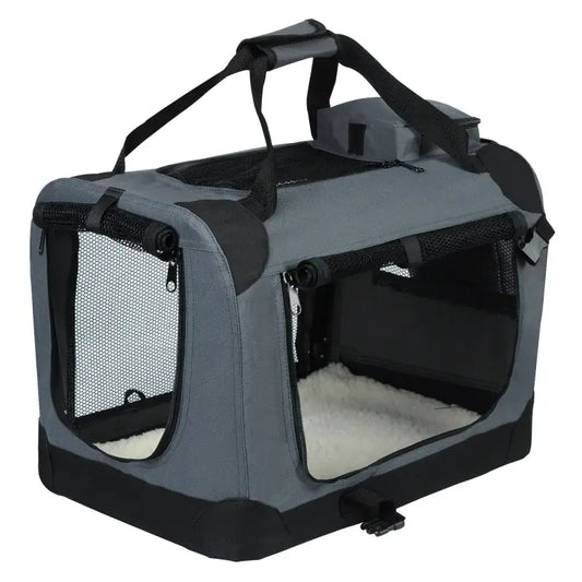 BukkitBow - Opvouwbare Huisdieren Draagtas - Sterk Oxford Stof - Beschikbaar in Diverse Maten - Draagtas met Ventilatie voor Honden en Katten