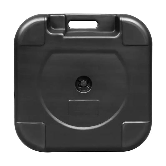 BukkitBow - Parasolstandaard - Inhoud: 19 Liter - Vierkante Parasolvoet - Inclusief Adapterhulzen - Zwart