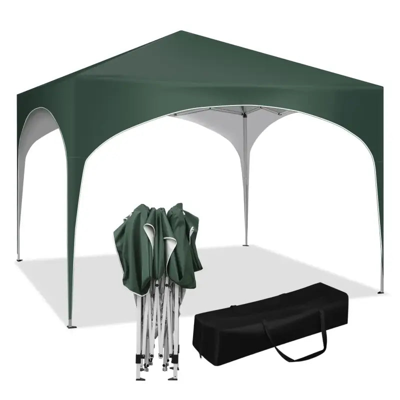BukkitBow - Partytent met Ronde Rand – Opvouwbare Tent – Waterdicht en Weersbestendig – Tuinpaviljoen - 300 x 300 cm