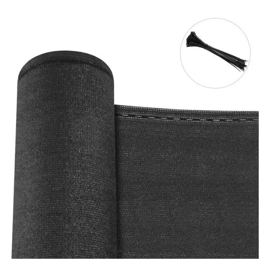 BukkitBow – Privacy Scherm – 280 g/m2 Zonwering – Weerbestendig – Op Maat Knipbaar – Eenvoudige Montage