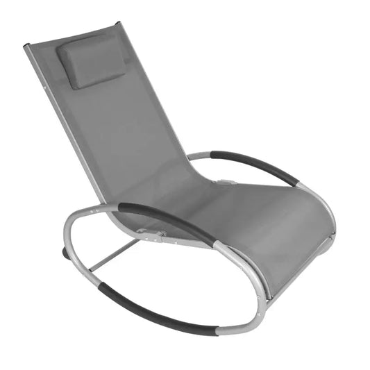 BukkitBow - Schommelende Ligstoel - Textilene en Aluminium - Weerbestendig en Stabiel - Max 160 kg Belasting