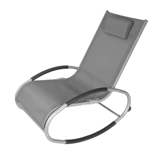 BukkitBow - Schommelende Ligstoel - Textilene en Aluminium - Weerbestendig en Stabiel - Max 160 kg Belasting