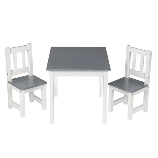 BukkitBow - Set Kindertafel met Stoelen - Veilig en Compact Design - Tafel: 60x50x48cm