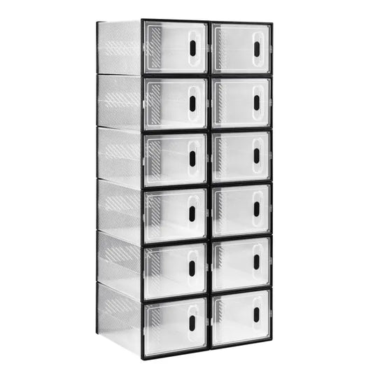 BukkitBow - Stapelbare Schoenendozen - Sneaker Organizer - Transparant