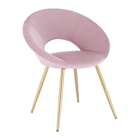 BukkitBow - Stijlvolle Eetkamerstoel - Comfortabel Fluweel - Ergonomisch Ontwerp - Veelzijdig Gebruik - Zithoogte: 47CM