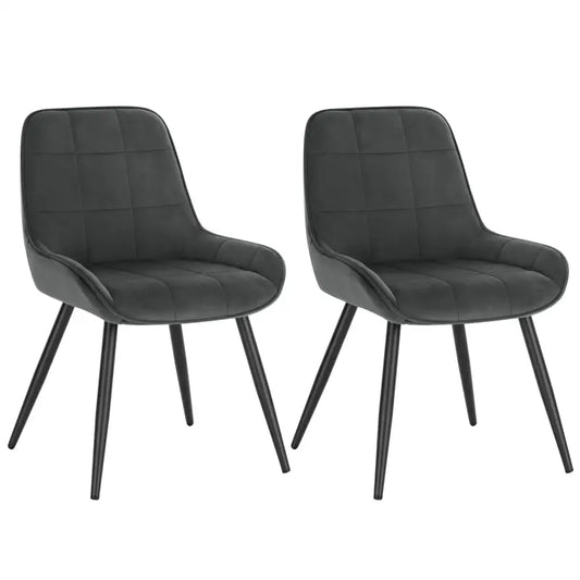 BukkitBow - Stijlvolle Eetkamerstoelen - Sterk en Comfortabel - Vloervriendelijk - Gemakkelijke Montage - 81,5CM Hoog