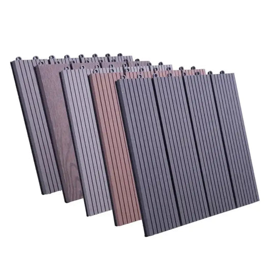 BukkitBow - Terrasplanken / Vlonderplanken - Vloertegels Houtlook - Snel Kliksysteem - Diverse Kleuren - 30x30cm - Set van 11 Stuks