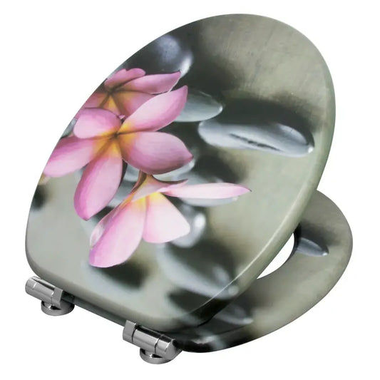 BukkitBow - Toiletbril met Softclose - Toiletbril / Toiletzitting met Print - Antibacterieel - V1