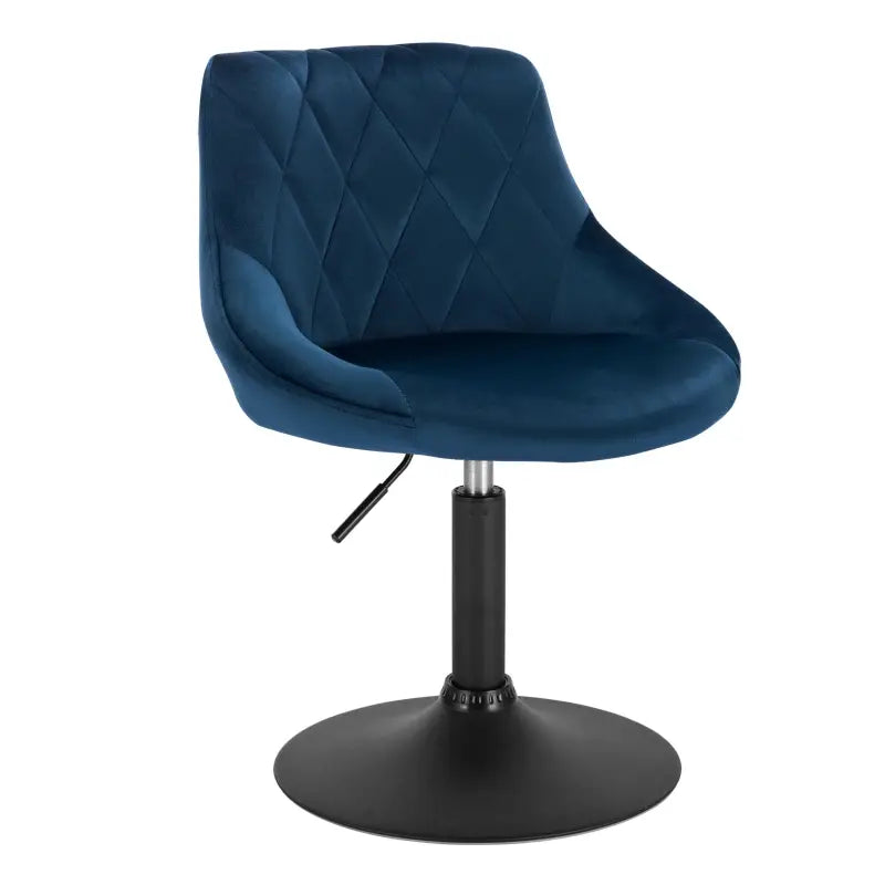 BukkitBow - Verstelbare Barkruk Fluweel - Metaal Frame - Ergonomisch met Rugleuning - Zithoogte: 42-58CM