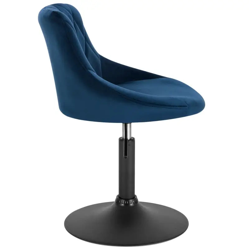 BukkitBow - Verstelbare Barkruk Fluweel - Metaal Frame - Ergonomisch met Rugleuning - Zithoogte: 42-58CM