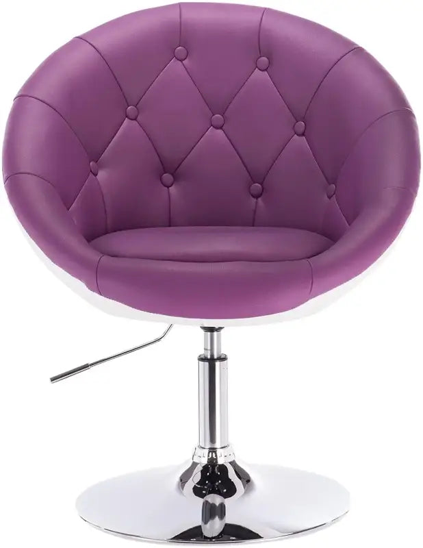 BukkitBow - Verstelbare Barkruk / Relaxstoel - Verchroomd Staal met Synthetisch Leer of Fluweel - Ergonomisch met Armsteun - Zithoogte: 45-57CM