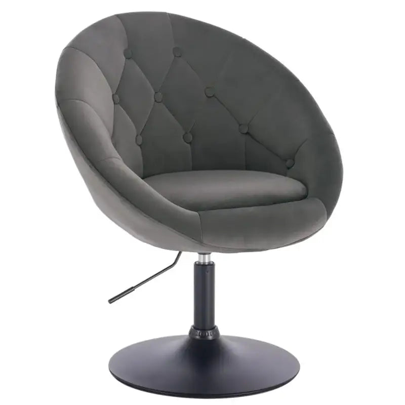 BukkitBow - Verstelbare Barkruk / Relaxstoel - Verchroomd Staal met Synthetisch Leer of Fluweel - Ergonomisch met Armsteun - Zithoogte: 45-57CM