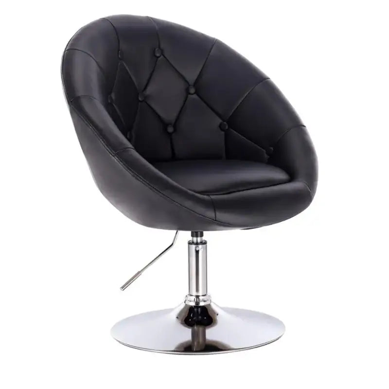 BukkitBow - Verstelbare Barkruk / Relaxstoel - Verchroomd Staal met Synthetisch Leer of Fluweel - Ergonomisch met Armsteun - Zithoogte: 45-57CM
