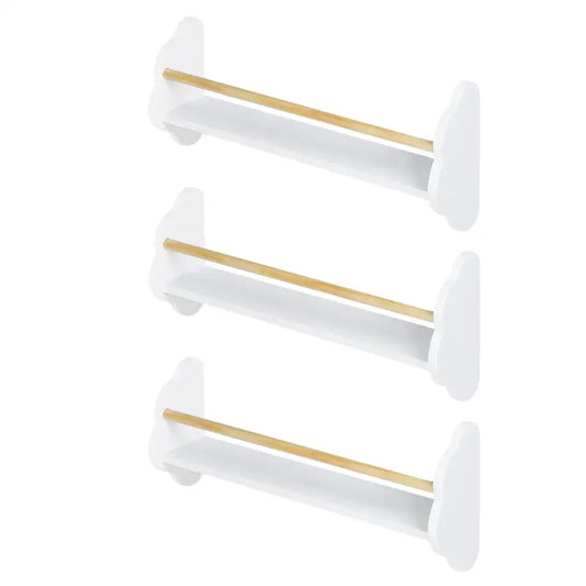 BukkitBow - Wandplanken voor Kinderen / Kinderkamer - Rechtopstaande Boekenplanken - Set van 3 Stuks