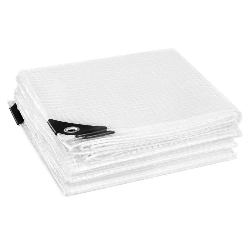 BukkitBow - Waterdicht Zeildoek - Transparant met Aluminium Oogjes - 140g/m² - Diverse Maten - UV- en Weerbestendig