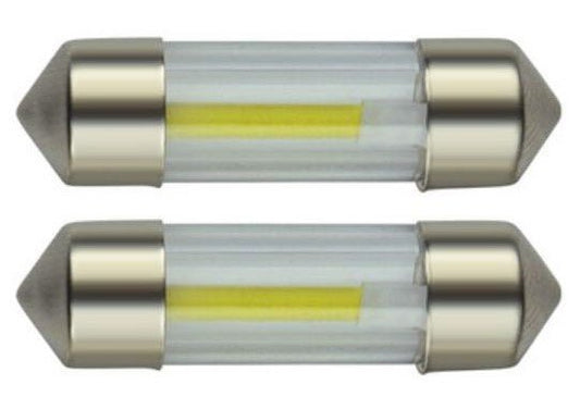 C5W 31mm autolamp 2 stuks | LED festoon | COB warmwit 3000K | 12 Volt DC - 2 Watt