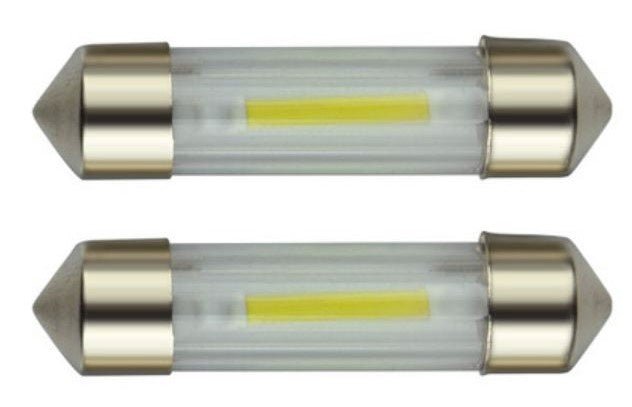 C5W 36mm autolamp 2 stuks | LED festoon | COB warmwit 3000K | 12 Volt DC - 2 Watt