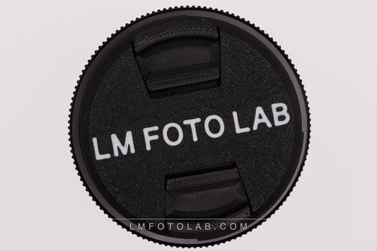 camera Lensdop diverse afmetingen custom tekst 