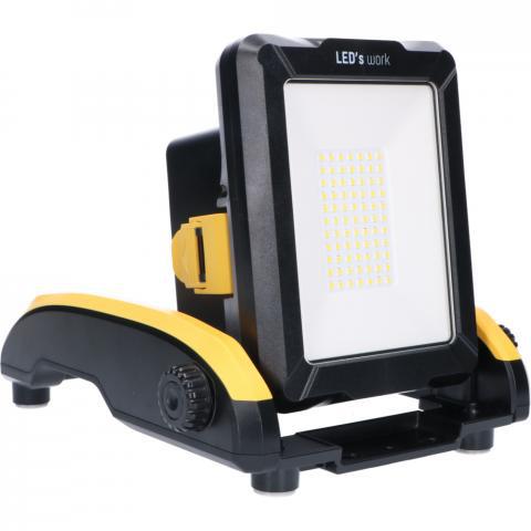 LED's Work 18V Draadloze LED Werklamp 2900 - Werkt op accu van Makita, Bosch, Dewalt, Milwaukee, Metabo – IP54